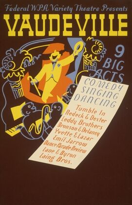 Federal WPA Variety Theatre presents vaudeville 9 big acts (1936)