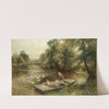 Feeding the ducks by Ernest Walbourn