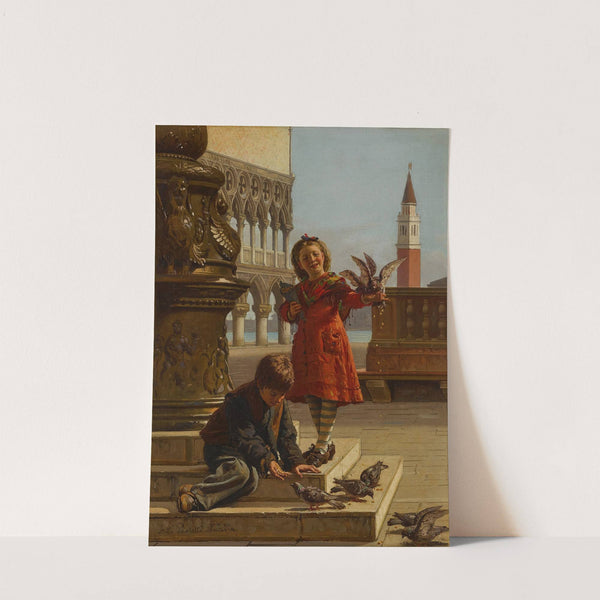 Feeding the Pigeons by Antonio Ermolao Paoletti