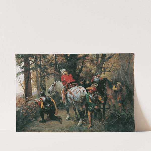 Feinderkundung (1888) by Julius von Blaas
