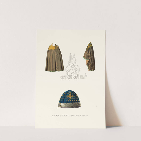 Felon’ i shapka episkopa Nikity (1849 - 1853) by Fedor Grigoryevich Solntsev