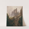 Felsenlandschaft im Elbsandsteingebirge by Caspar David Friedrich