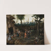 Felslandschaft mit Nomadenfamilien by Cornelis van Dalem