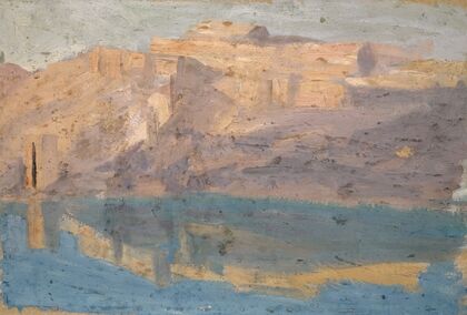 Felsufer des Tajo bei Toledo