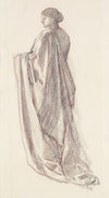 Female – Drapery Study – background figure for St Theophilus and the Angel