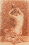 Female Figure Dressing Hair