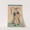 Female Figure, Hair Dressed with Yellow Pins Platform Shoes (19th century) by Utagawa Kuniyoshi