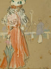Female Figure in Red