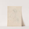 Female figure with a shell (Probably 1838 or 1839) by Adolph Tidemand