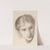 Female - Head Study of a Woman by Sir Edward Coley Burne-Jones
