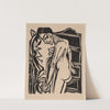 Female Nude Before a Cabinet (1916) by Ernst Ludwig Kirchner
