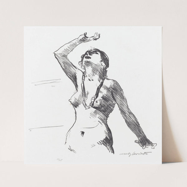 Female Nude Defending Herself (Weiblicher Akt in Abwehr) (1913) by Lovis Corinth