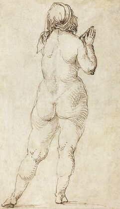 Female Nude Praying