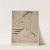 Female Nude Seated (1909) by Ernst Ludwig Kirchner