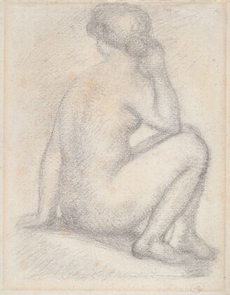 Female Nude, Seated