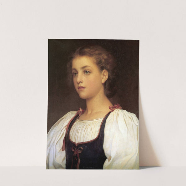 Female nude seated, study for the Garden of the Hesperides by Frederic Leighton
