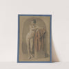 Female nude, standing by Friedrich Wilhelm Schadow