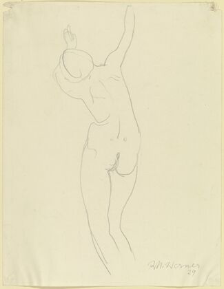 Female nude, standing
