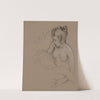 Female nude study for &#039;The Lament for Icarus&#039; by Herbert James Draper