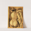 Female Nude with Drape by Carl Newman