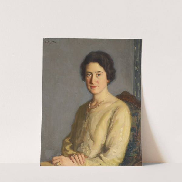 Female portrait (1924) by Bernhard Österman