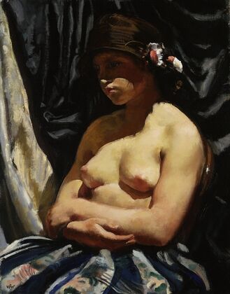 Female semi-nude — size preview