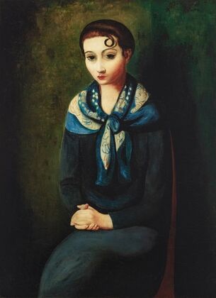 Femme à l’écharpe bleue (1928)
