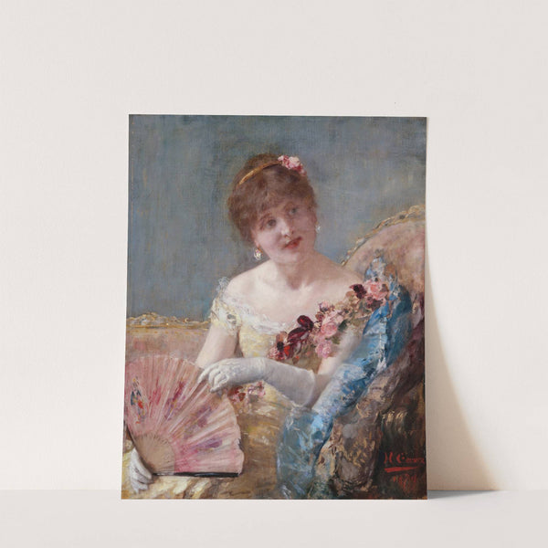 Femme à l’éventail (Portrait de Réjane) (1879) by Henri Gervex