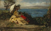 Femme Ã  l’ombrelle, baie de Douarnenez