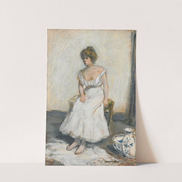 Femme À Sa Toilette by Jean François Raffaëlli