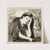 Femme assise, aux cheveux longs, la tête appuyée dans la main gauche by Arthur-Joseph Gueniot