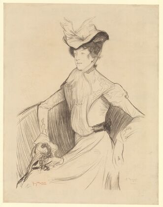 Femme assise dans un fauteuil (1908)