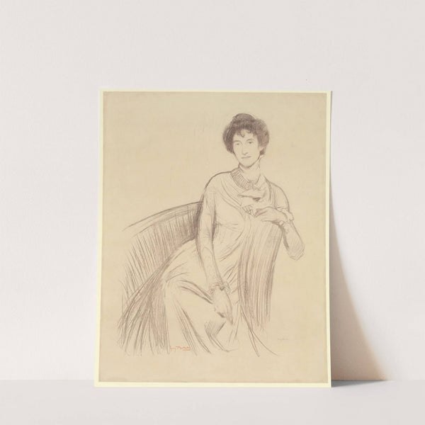 Femme assise, de face (1908) by Henry Bataille