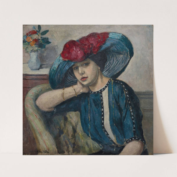 Femme au chapeau bleu (1910-12) by Albert André