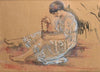 FemmeÂ Au Collier (Ãtude Pour L’offrande Au Jardin)