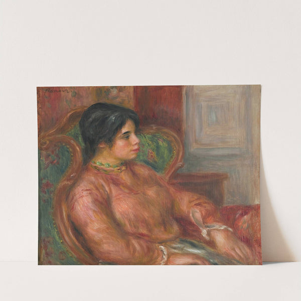 Femme au Fauteuil Vert by Pierre-Auguste Renoir