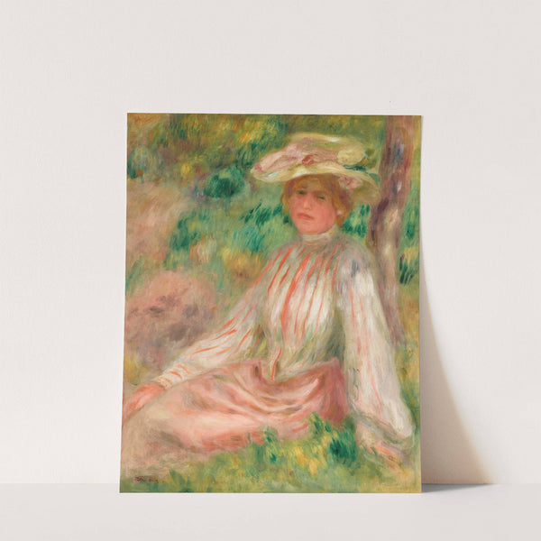 Femme au jardin (circa 1890) by Pierre-Auguste Renoir