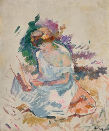 Femme au jardin