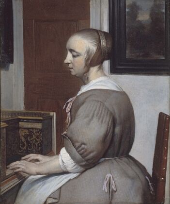 Femme au virginal
