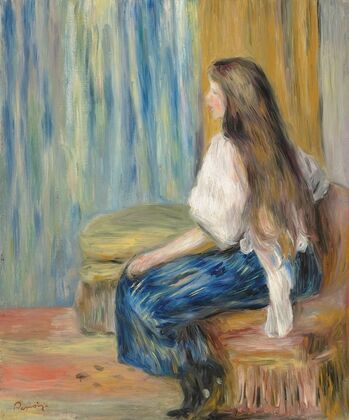 Femme aux longs cheveux — size preview