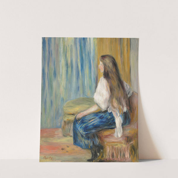 Femme aux longs cheveux by Pierre-Auguste Renoir