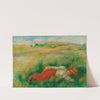Femme Couchée Dans L&#039;herbe by Pierre-Auguste Renoir