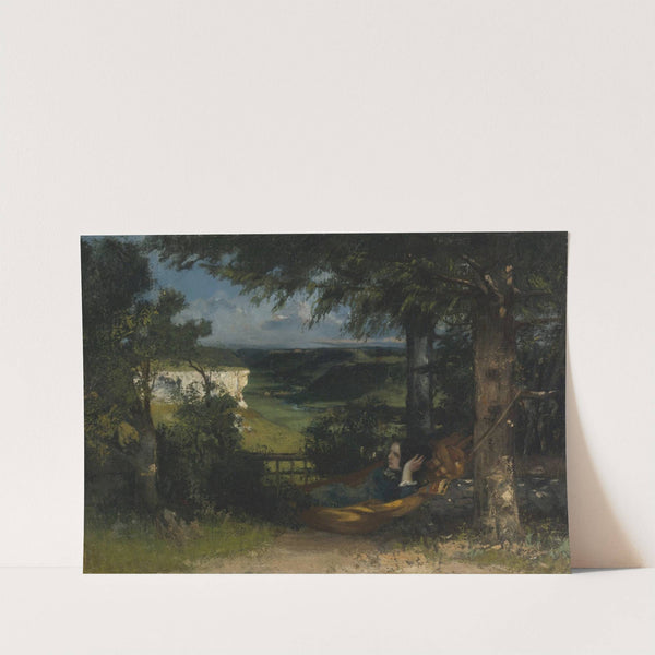 Femme dans un hamac by Gustave Courbet