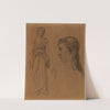 Femme debout et buste de femme by Pierre Puvis de Chavannes
