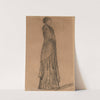 Femme debout tournée à droite (circa 1881) by Georges Seurat
