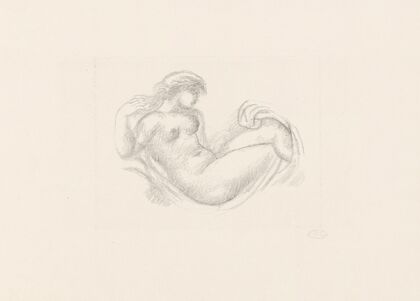 Femme en berceau, bras droit levé (1925)