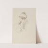 Femme en buste de profil coiffée d&#039;un bonnet by Georges Hugo