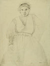 Femme en costume régional