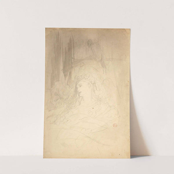 Femme endormie by Gustave Doré