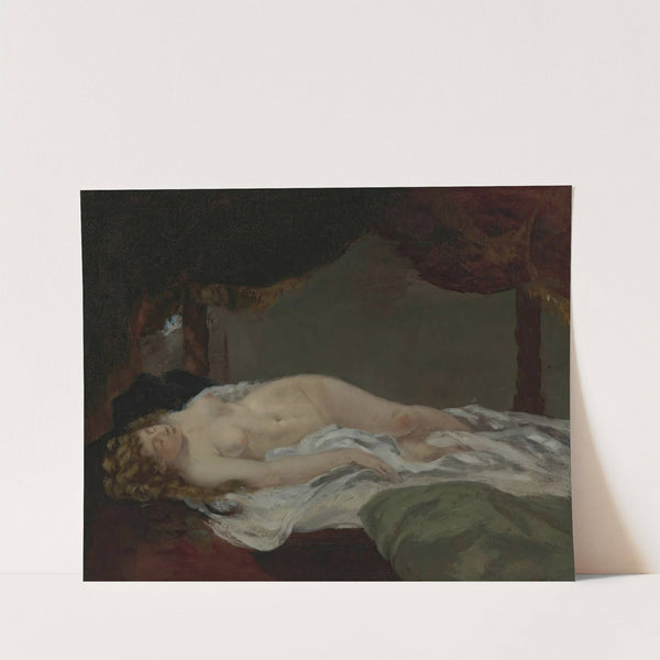 Femme Endormie by Gustave Courbet
